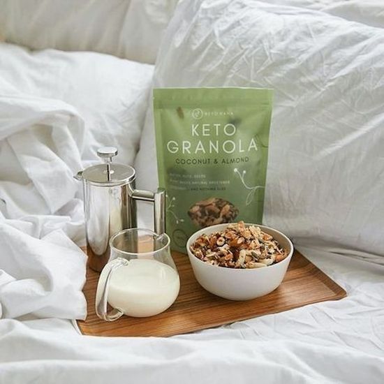 The Granola range from Keto Hana are low carb, high fat, simple and natural - never, ever, including refined sugars or preservatives.