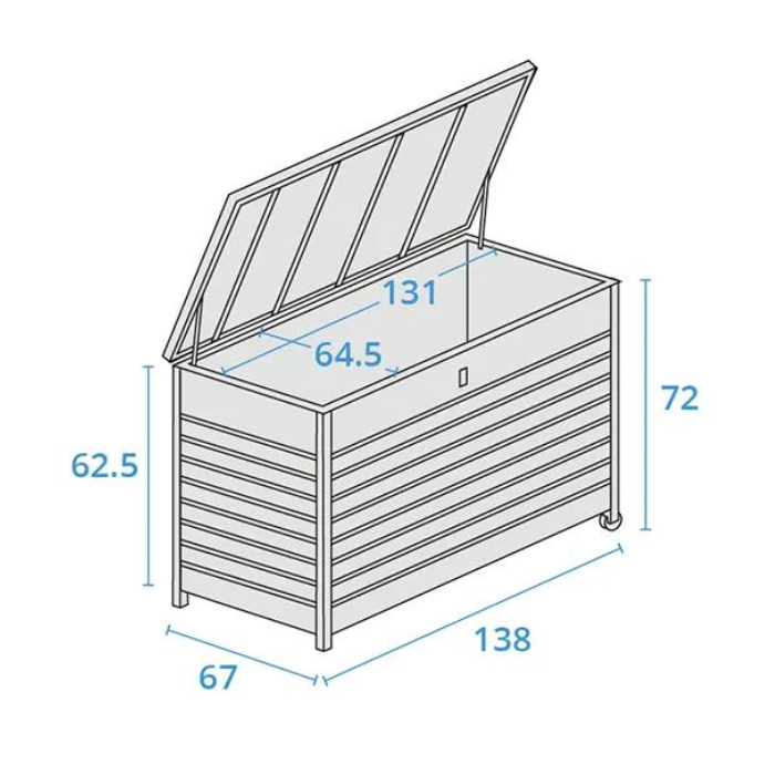 Medium Aluminium Storage Box Kettler1