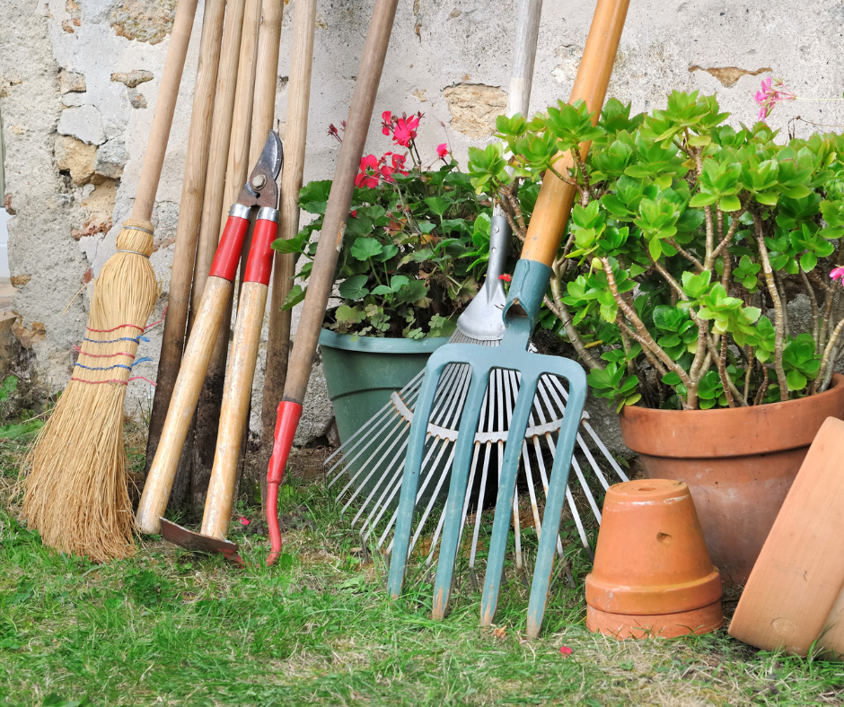 What to do in the Garden - March (Clean Tools)